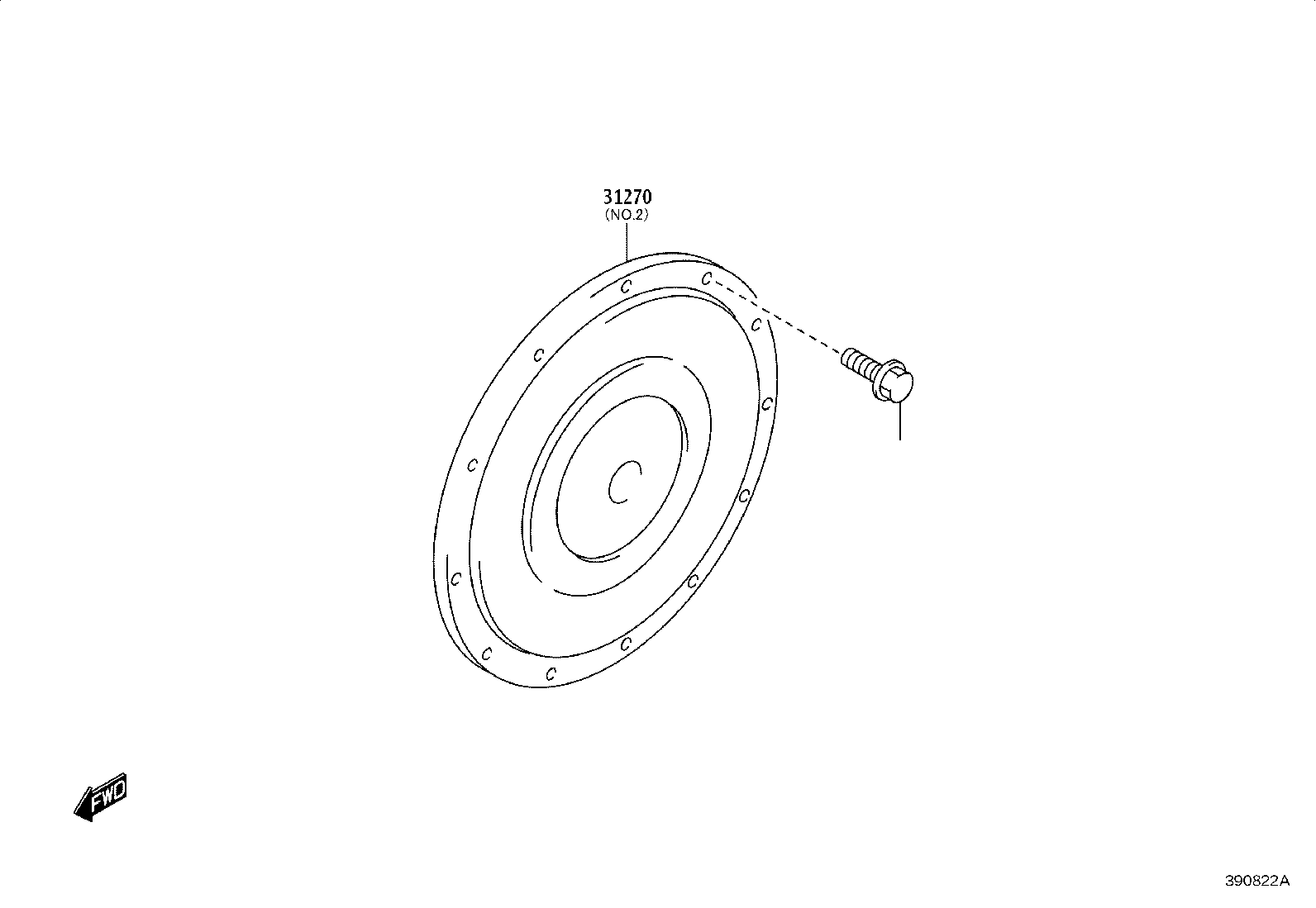 35572-WC006 LEVER, TRANSMISSION CONTROL SHAFT product image