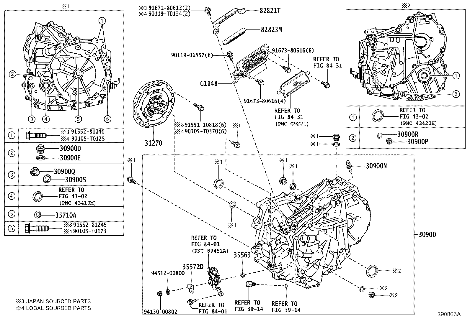 30900-0J030 TRANSAXLE ASSY, HYBRID VEHICLE product image