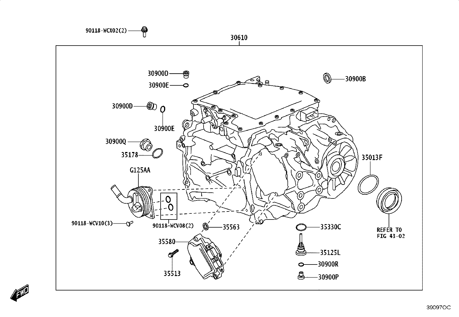 35563-WC001 SEAL, SHIFT CONTROL ACTUATOR product image