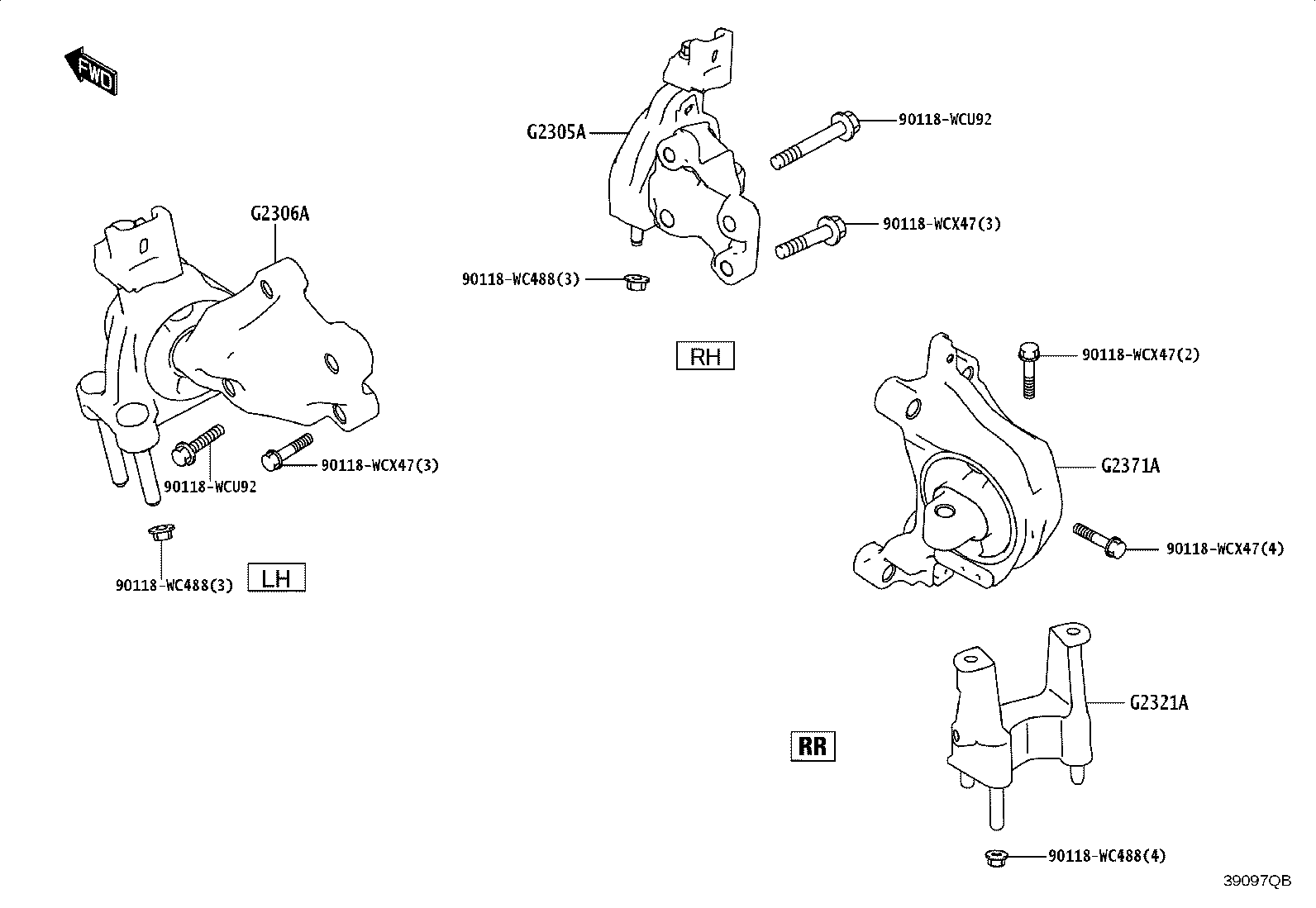 35563-WC001 SEAL, SHIFT CONTROL ACTUATOR product image