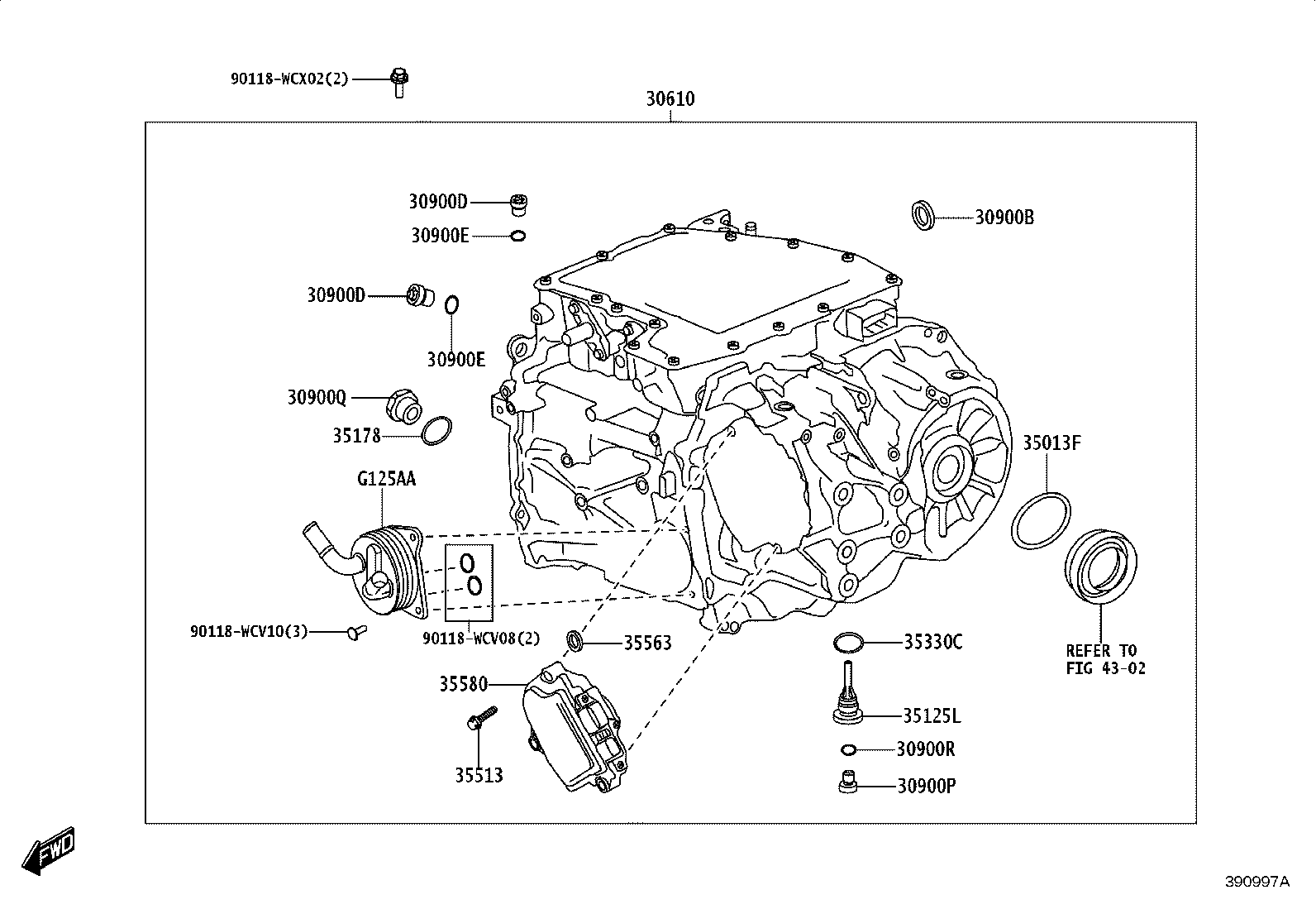 35563-WC001 SEAL, SHIFT CONTROL ACTUATOR product image