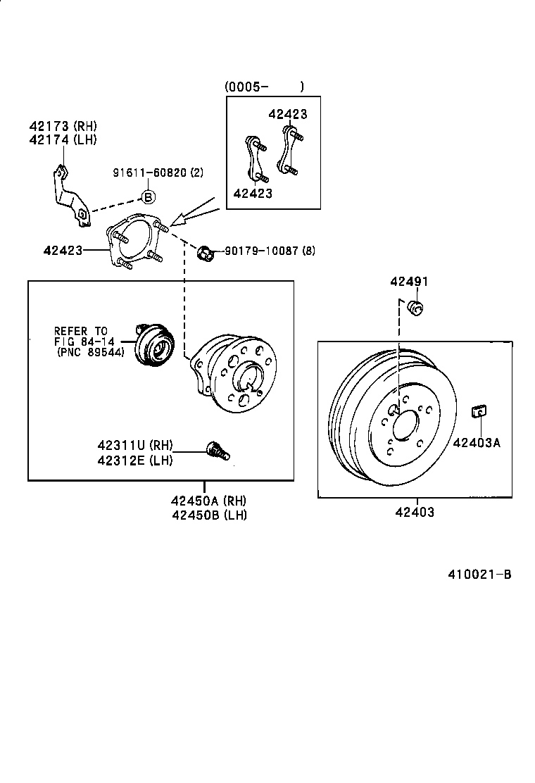 42301-44020 SHAFT, REAR AXLE, RH product image