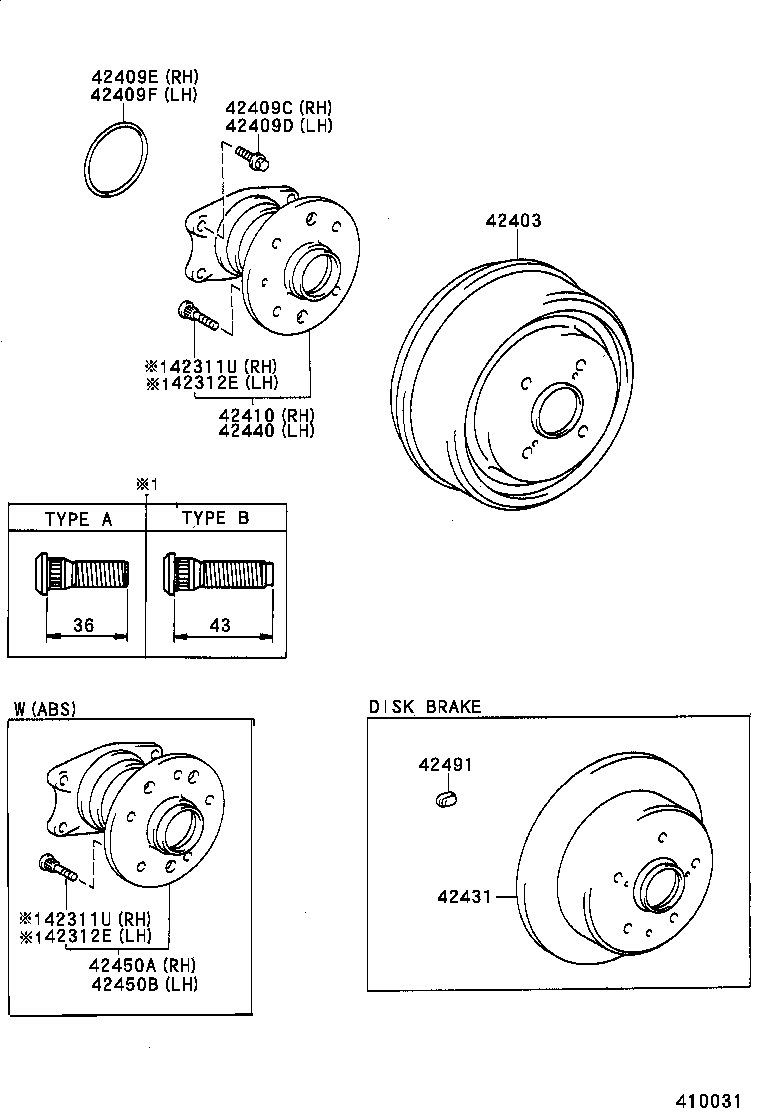 42340-20110 SHAFT ASSY, REAR DRIVE, RH product image