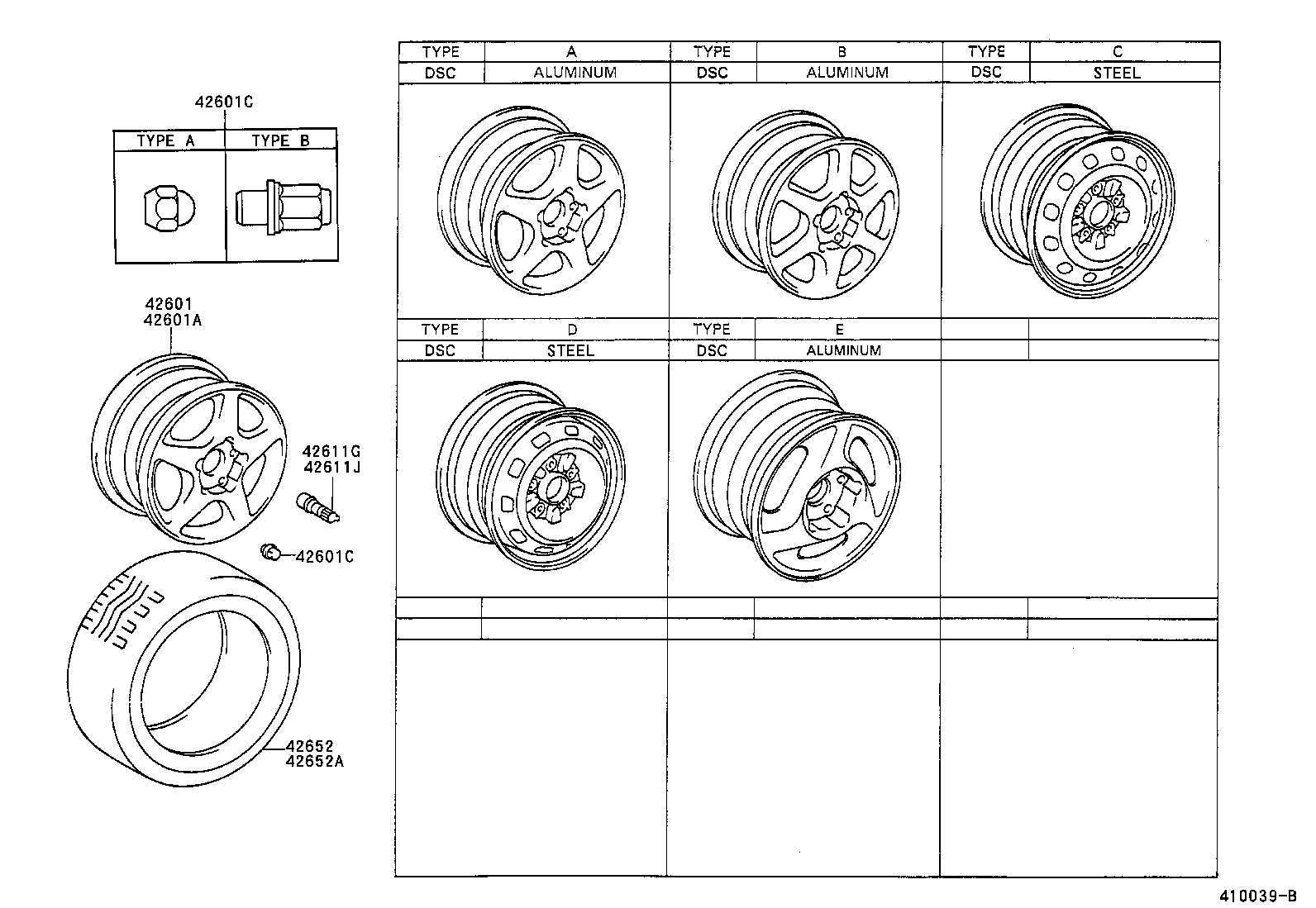 42652-2B340 TIRE product image