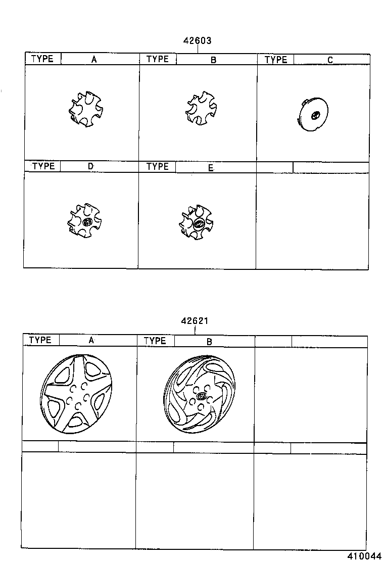 42611-2B080 WHEEL, DISC (FOR SPARE) product image
