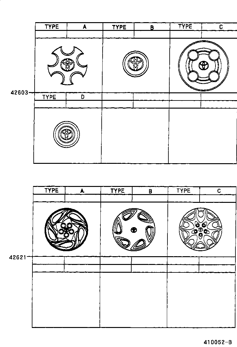 42611-21090 WHEEL, DISC product image