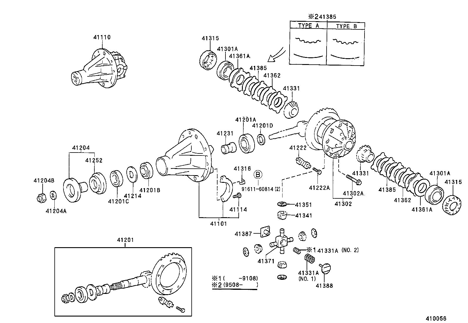 41201-80183 FINAL GEAR KIT, DIFFERENTIAL, REAR product image