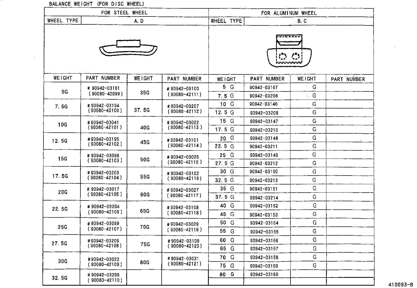 42652-16410 TIRE product image