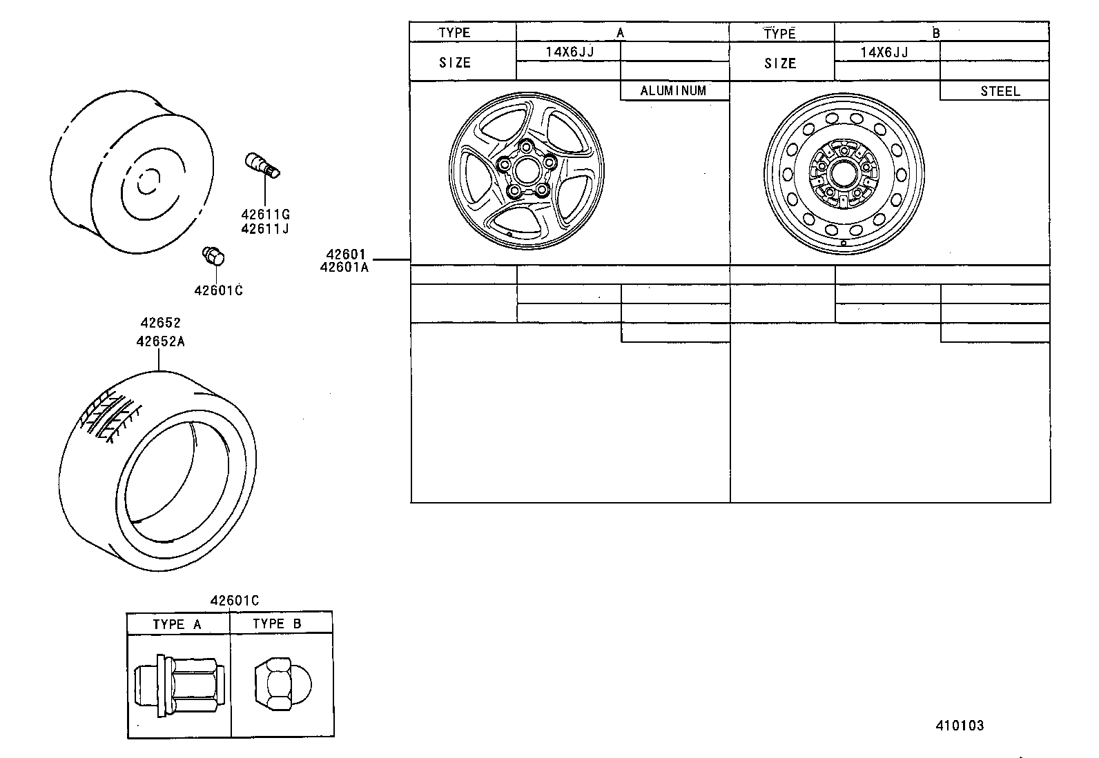 42602-44010 CAP, WHEEL product image