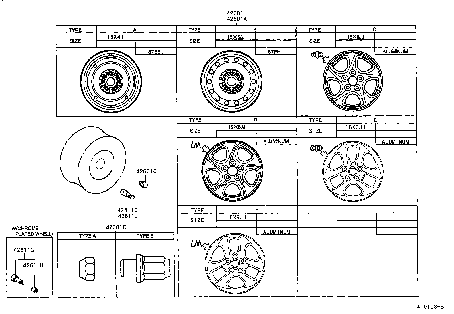 42611-33210 WHEEL, DISC product image