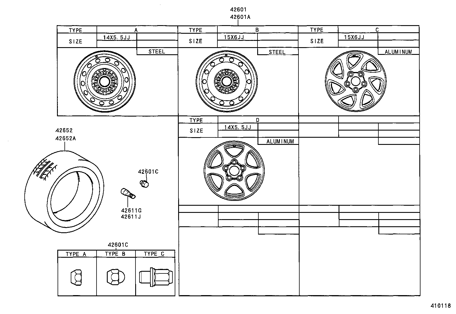 42652-33260 TIRE product image