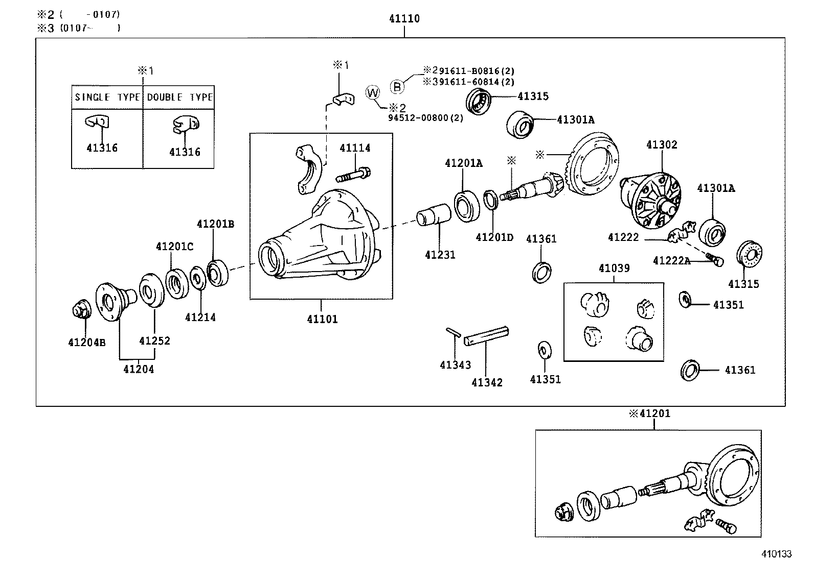42110-28360 HOUSING ASSY, REAR AXLE product image