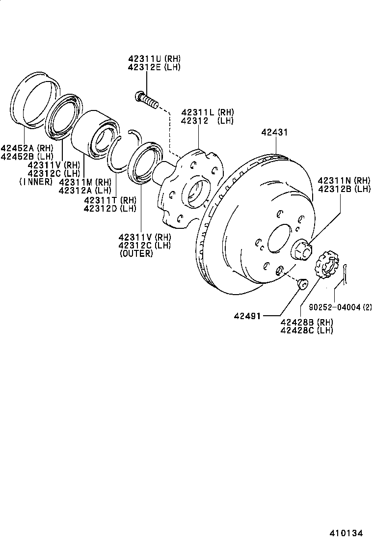 42340-22101 SHAFT ASSY, REAR DRIVE, LH product image