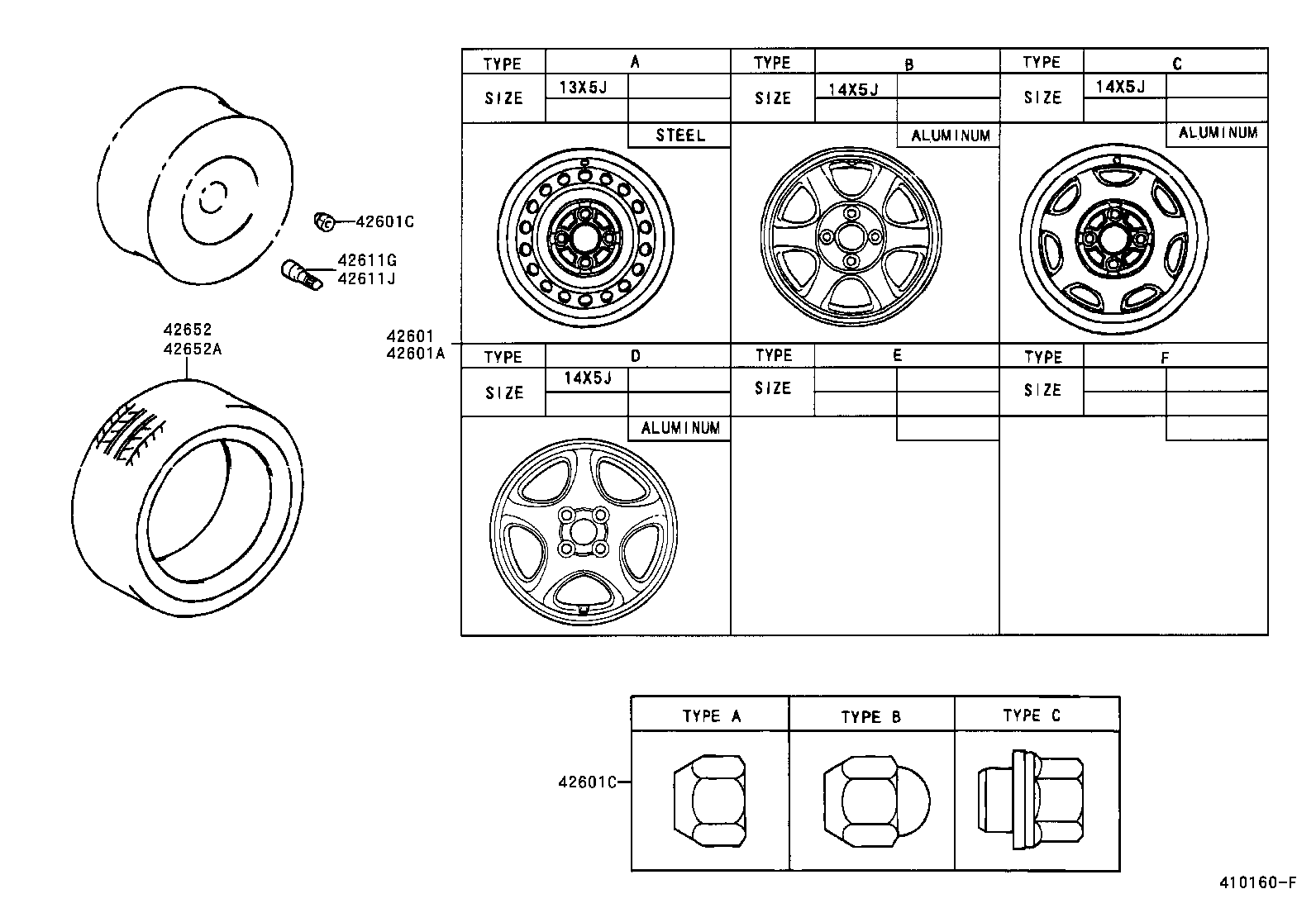42611-0A080 WHEEL, DISC product image