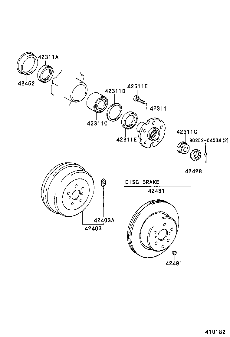 42451-28010 DEFLECTOR, REAR WHEEL BEARING DUST, NO.2 product image