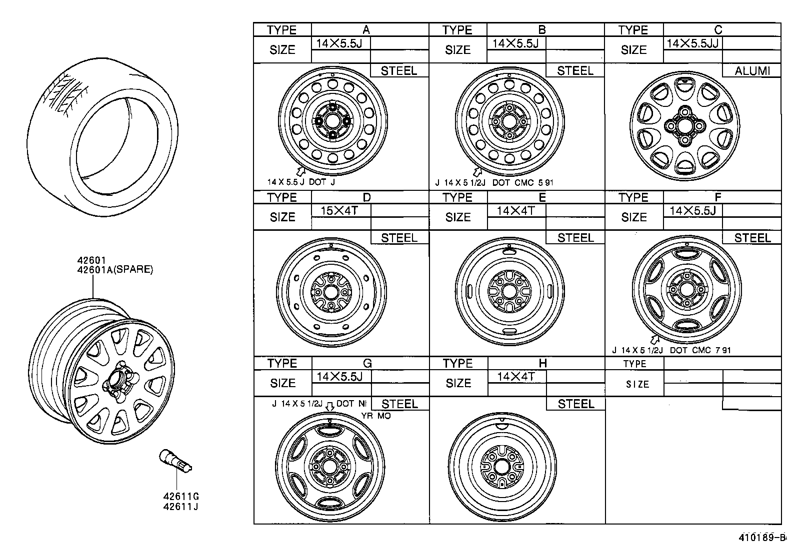 Toyota 90080-17035 NUT, HUB (FOR AXLE)