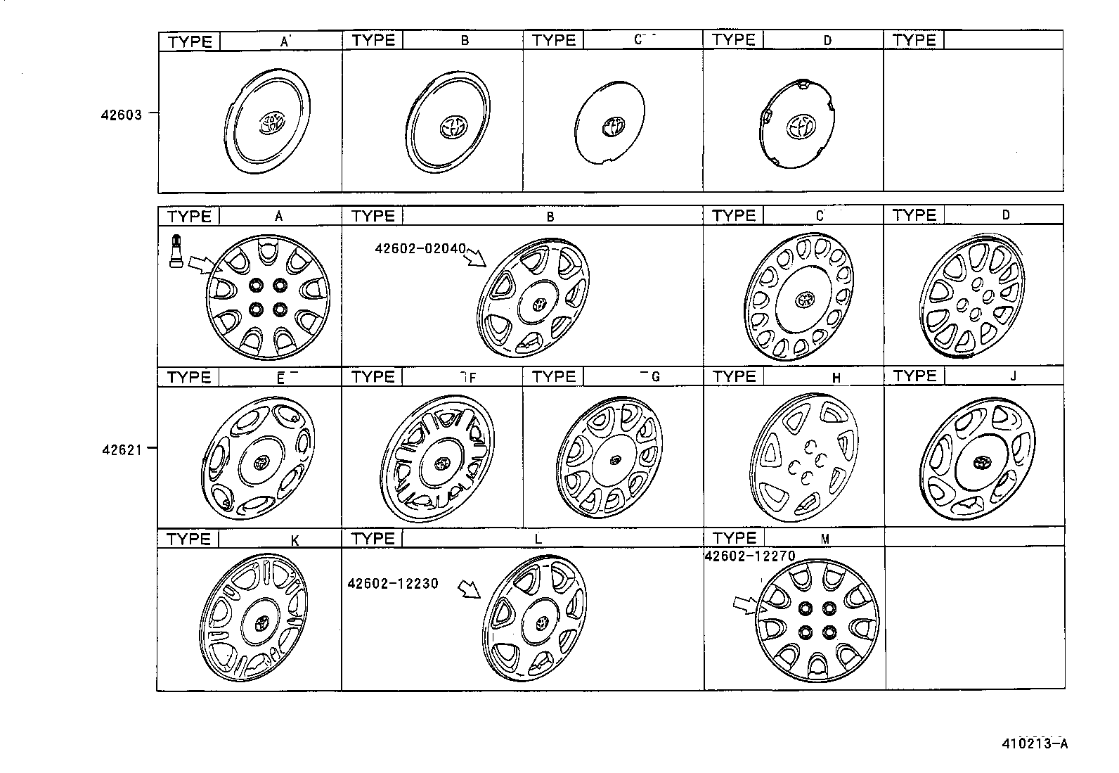 42602-12290 CAP, WHEEL product image