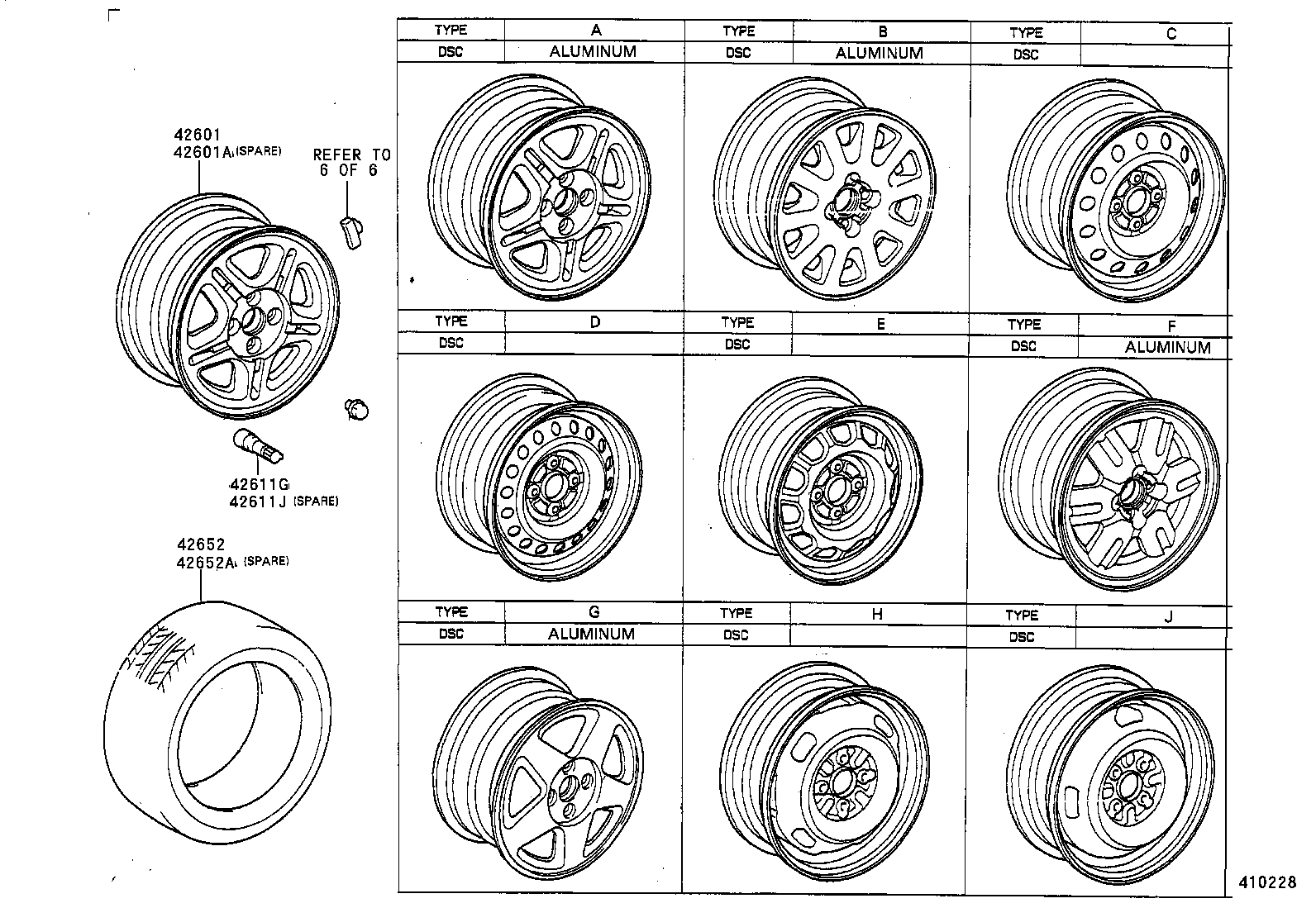 42652-12870 TIRE product image