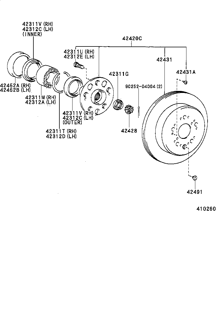04437-53030 BOOT KIT, REAR DRIVE SHAFT INBOARD JOINT product image