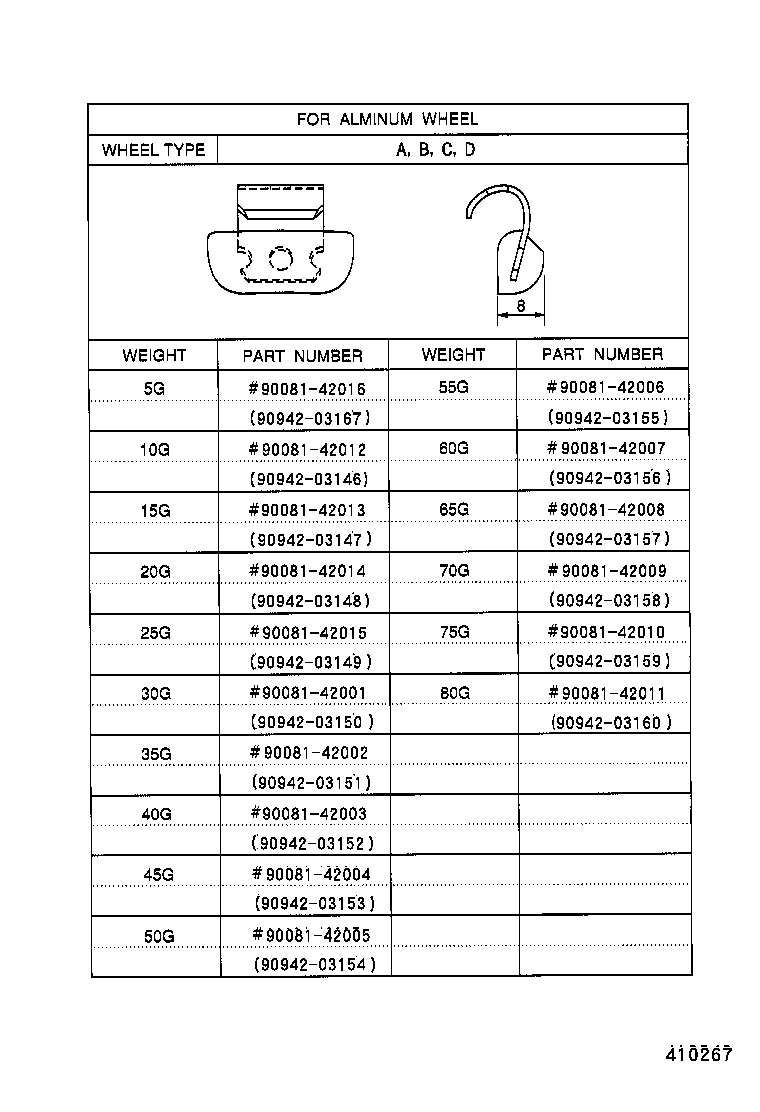 42611-AC010 WHEEL, DISC product image