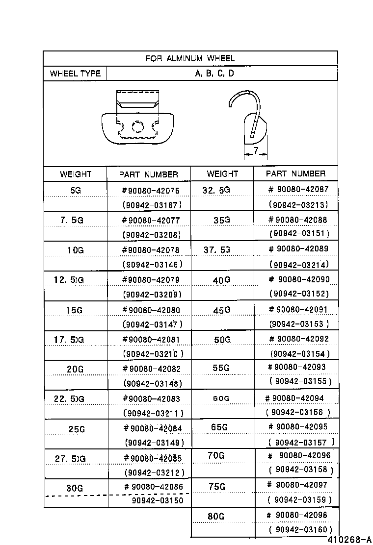 42611-AC010 WHEEL, DISC product image