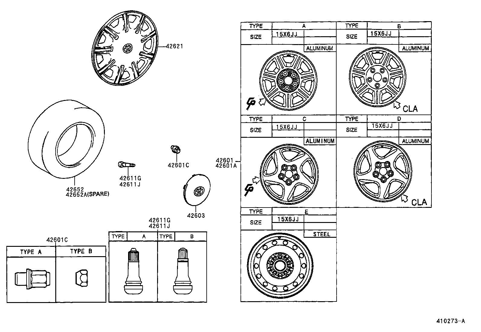 42611-AC010 WHEEL, DISC product image