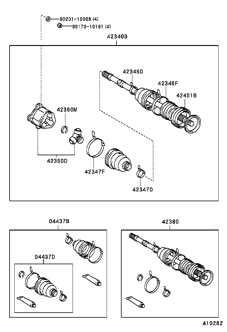 42418-26010 CAP, REAR HUB GREASE product image