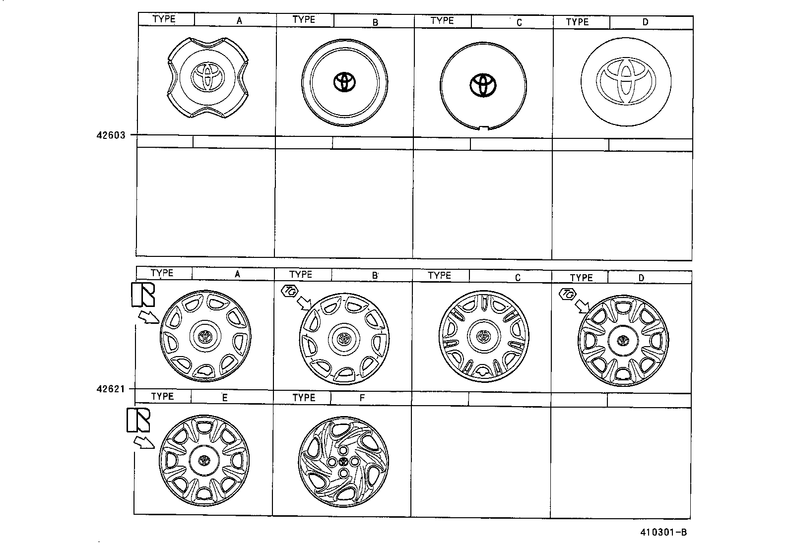 42602-12530 CAP, WHEEL product image