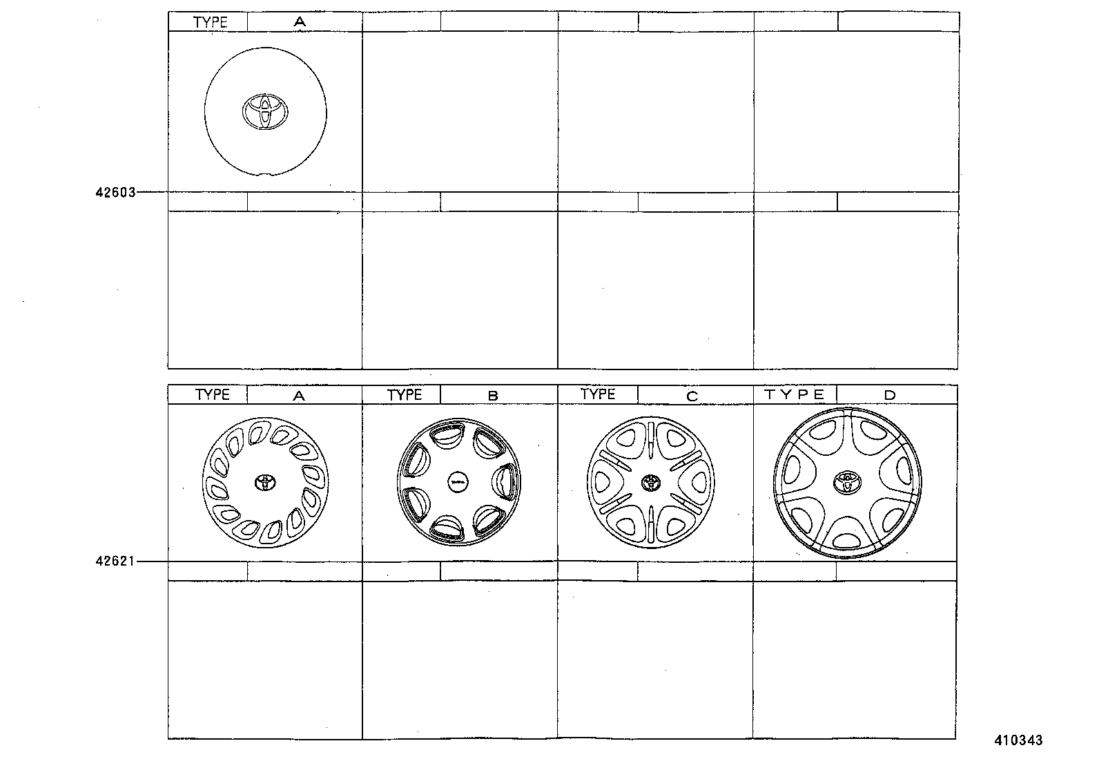 42621-28091 CAP, WHEEL product image