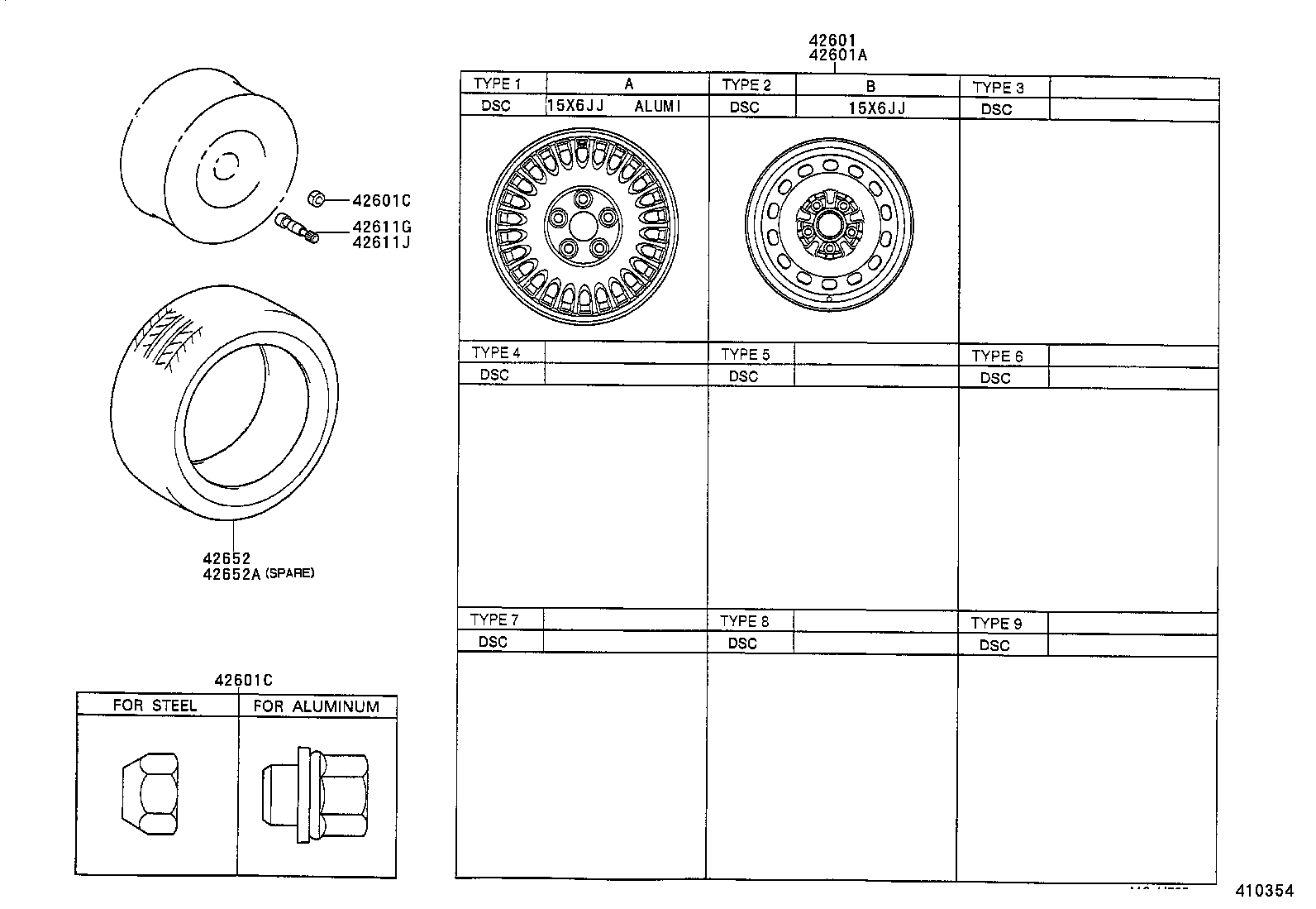 42611-30880 WHEEL, DISC product image