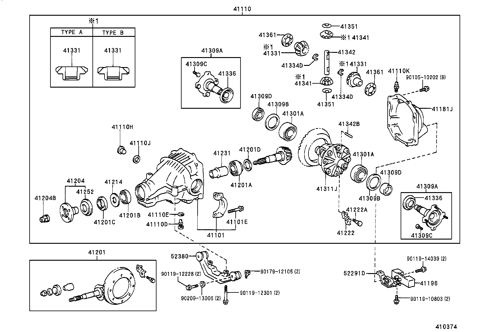 41252-48020 DEFLECTOR, DUST (FOR REAR DIFFERENTIAL) product image