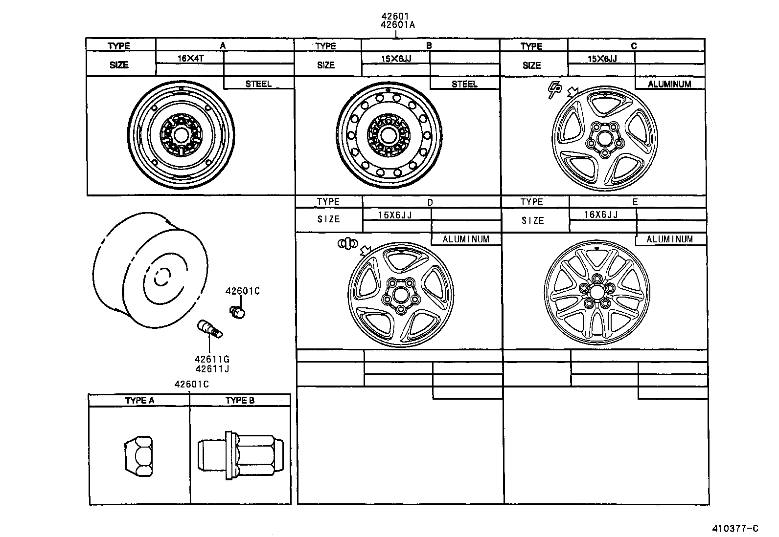 42602-33010 CAP, WHEEL product image