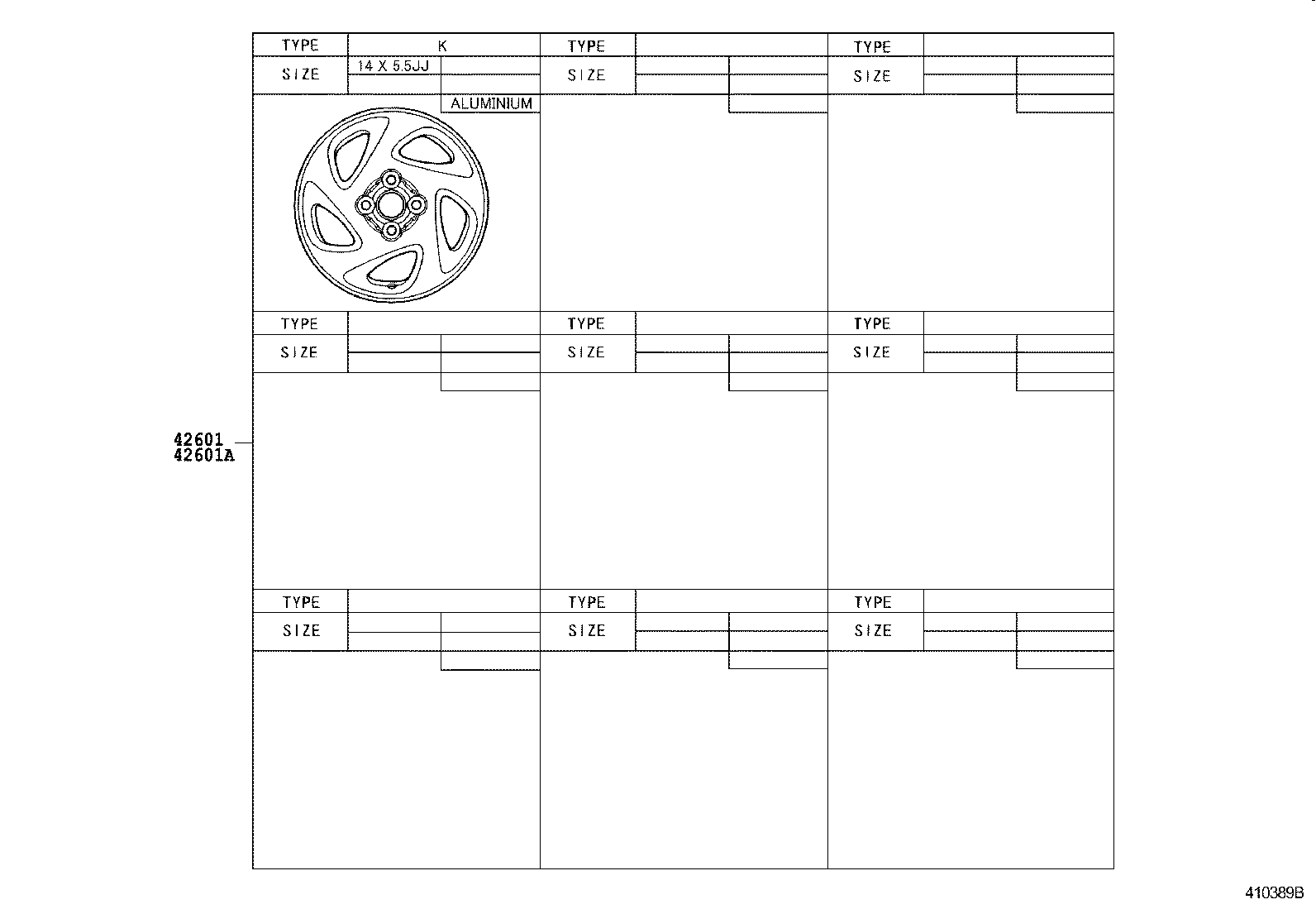 42602-12420 CAP, WHEEL product image