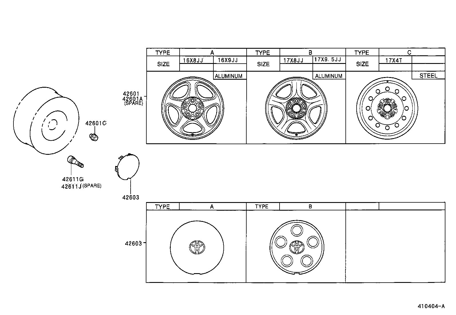 42611-1B030 WHEEL, DISC product image