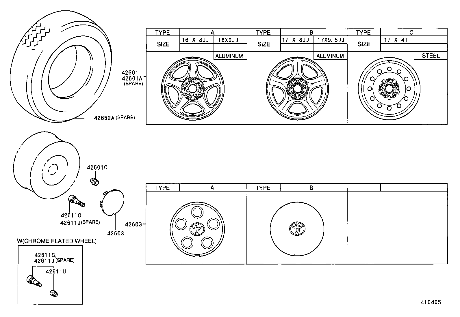 42611-1B080 WHEEL, DISC product image