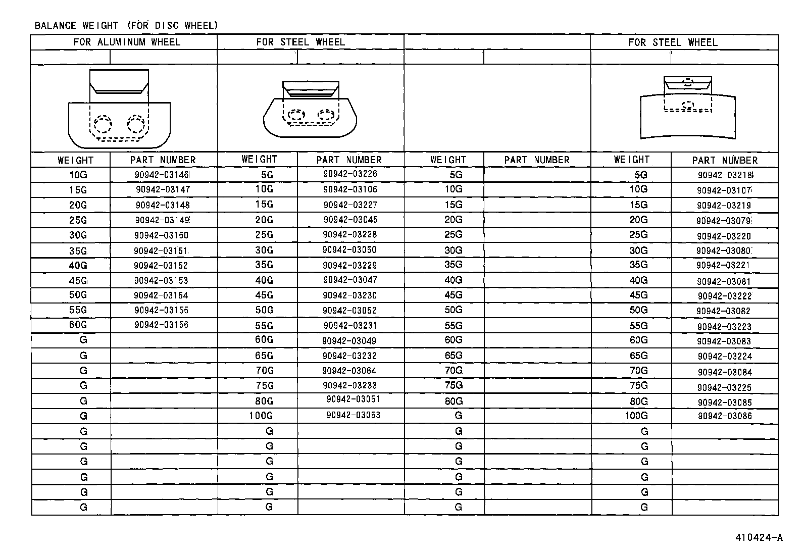42605-60880 TIRE product image