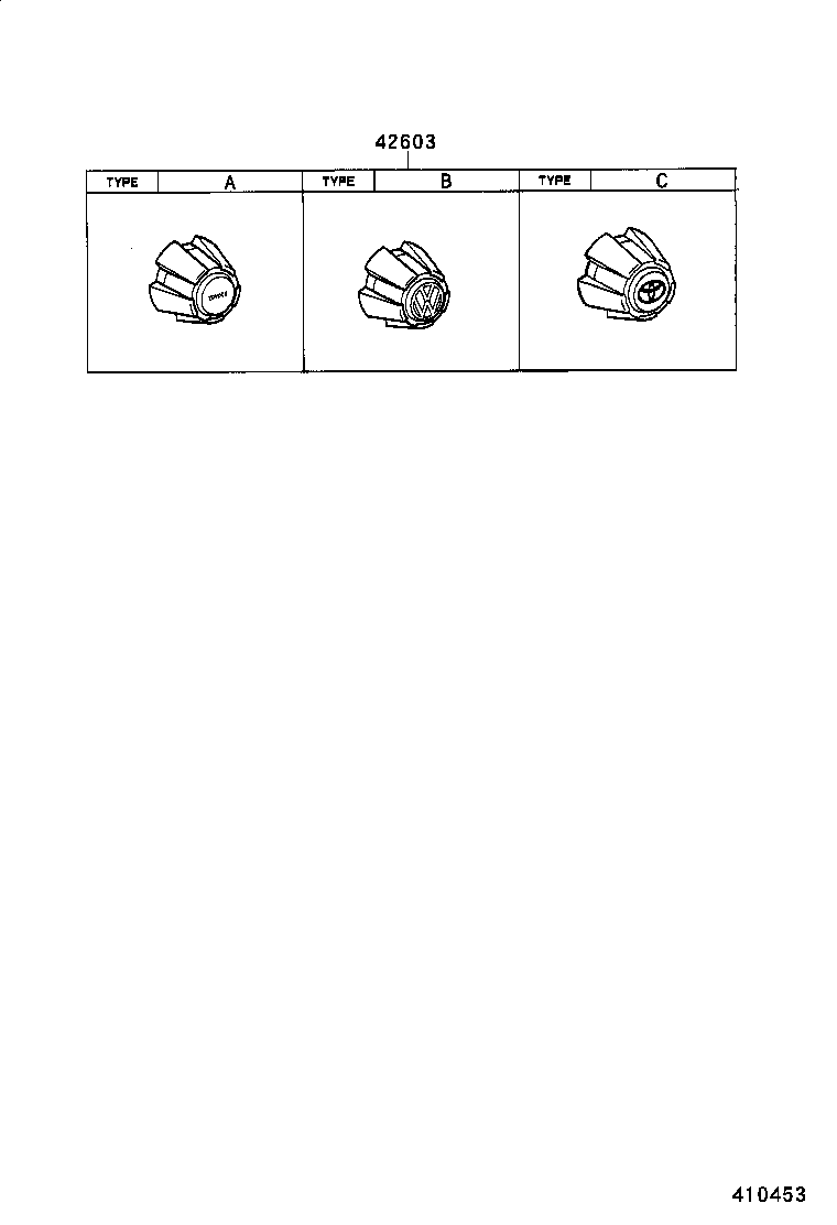 42601-04010 WHEEL, DISC (FOR SPARE) product image
