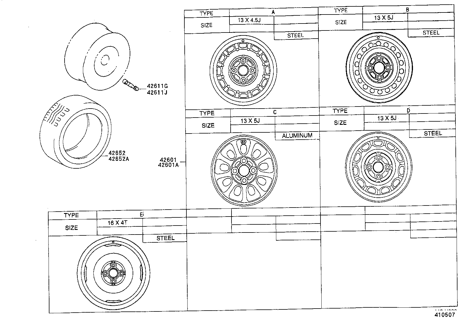 42602-10140 CAP, WHEEL product image