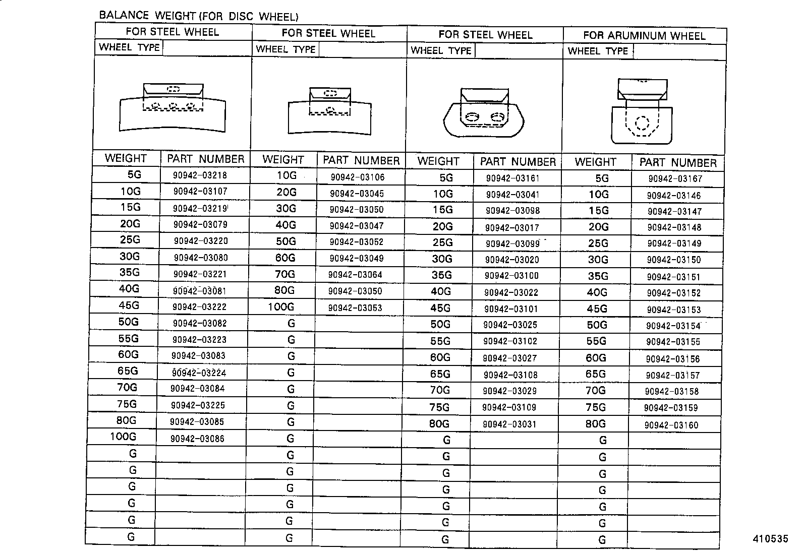 42652-35530 TIRE product image