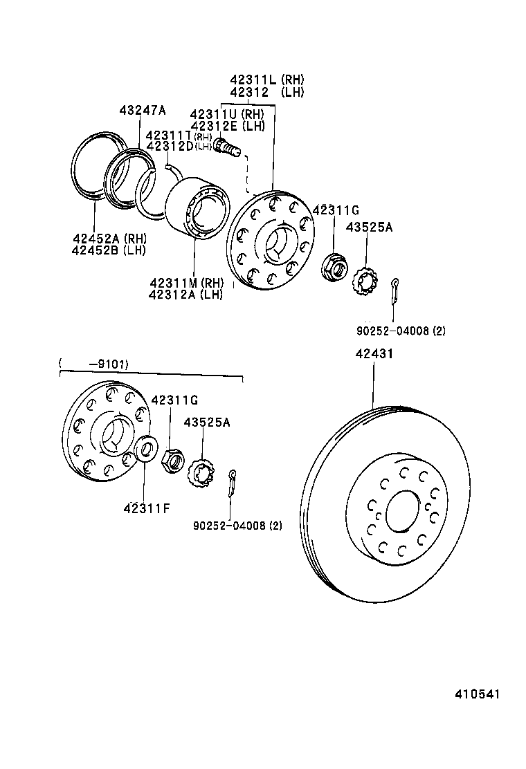 04438-20080 BOOT KIT, REAR DRIVE SHAFT INBOARD JOINT product image