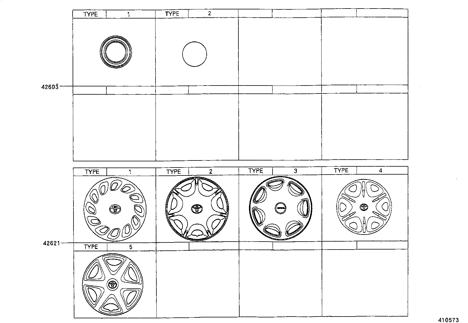 42621-28080 CAP, WHEEL product image