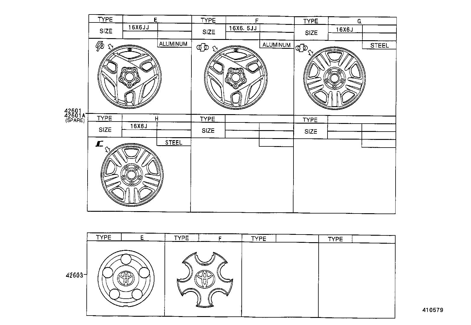 42611-42010 WHEEL, DISC product image