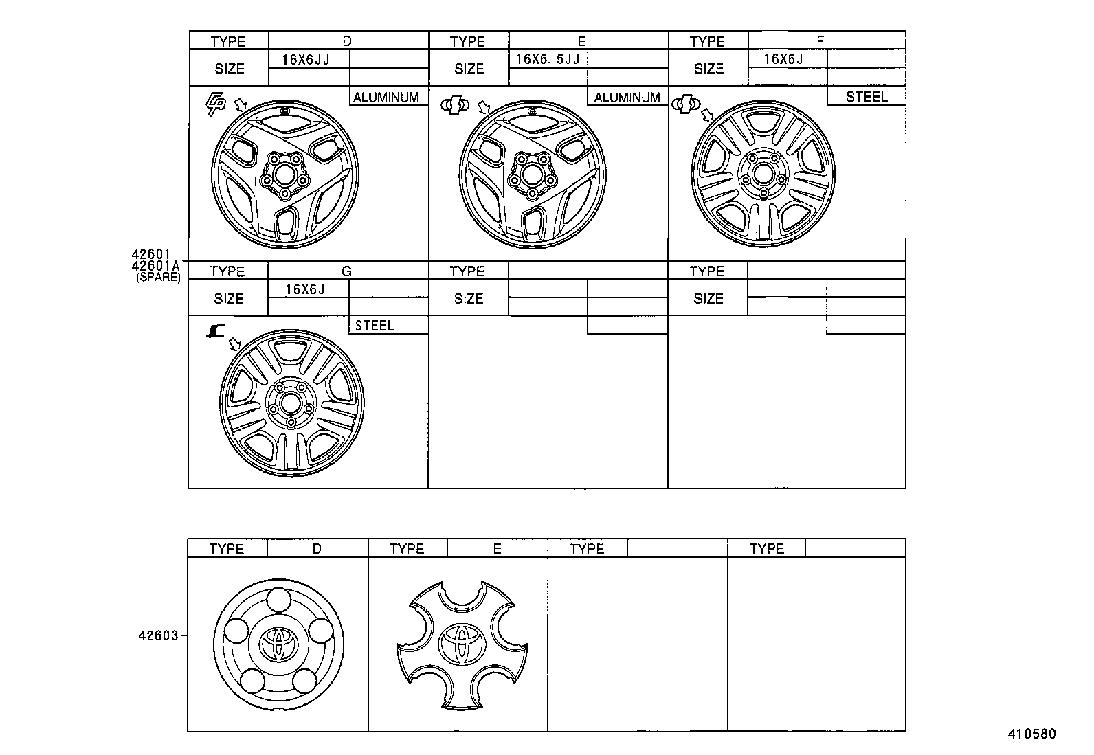42611-42040 WHEEL, DISC product image