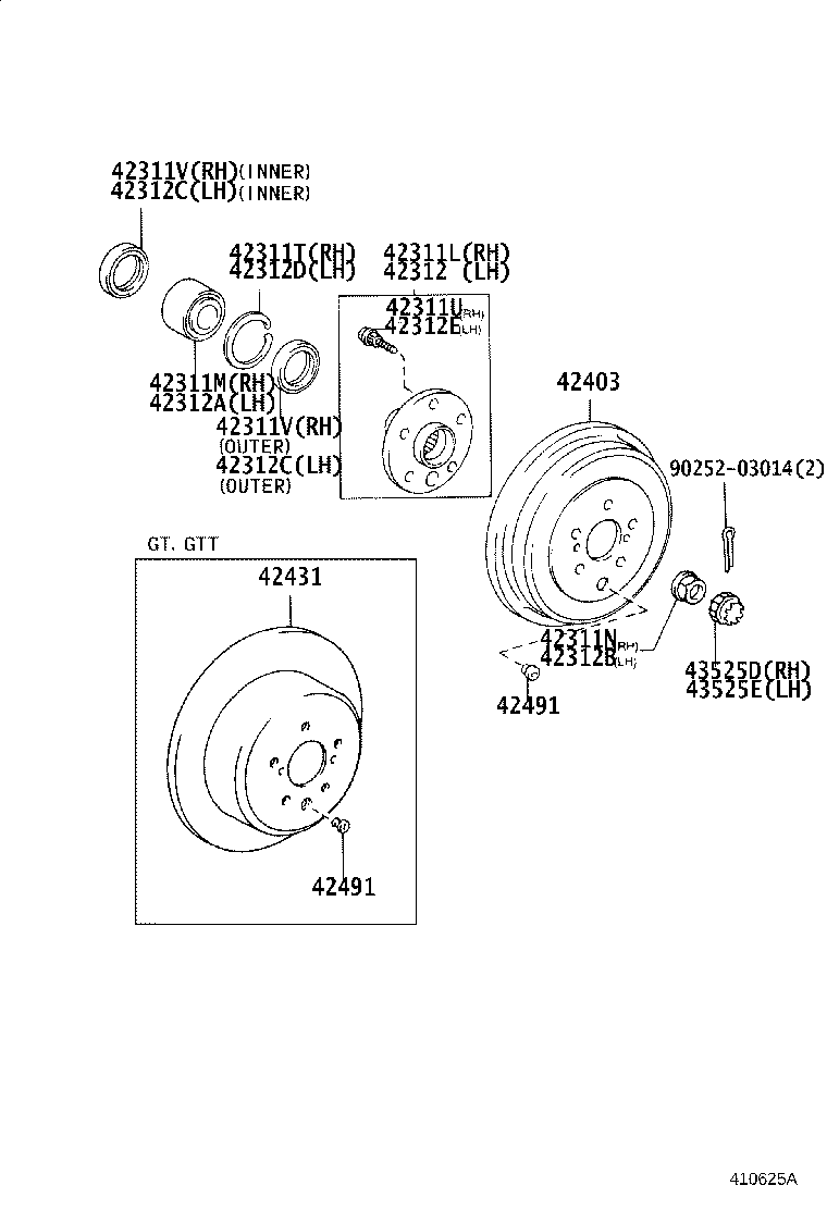 42370-29407 SHAFT ASSY, REAR DRIVE OUTBOARD JOINT product image