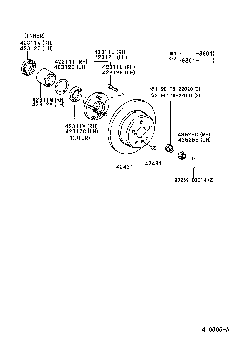 04437-48010 BOOT KIT, REAR DRIVE SHAFT product image