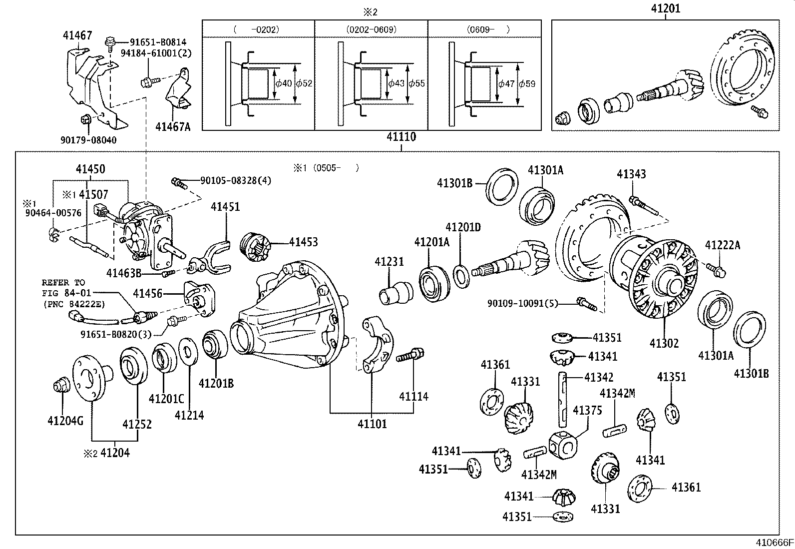 04412-60320 GASKET KIT, REAR DIFFERENTIAL CARRIER product image