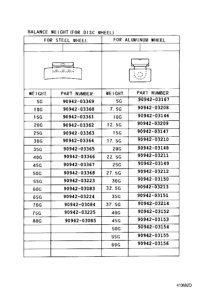 42601-60610 WHEEL, DISC (FOR SPARE) product image