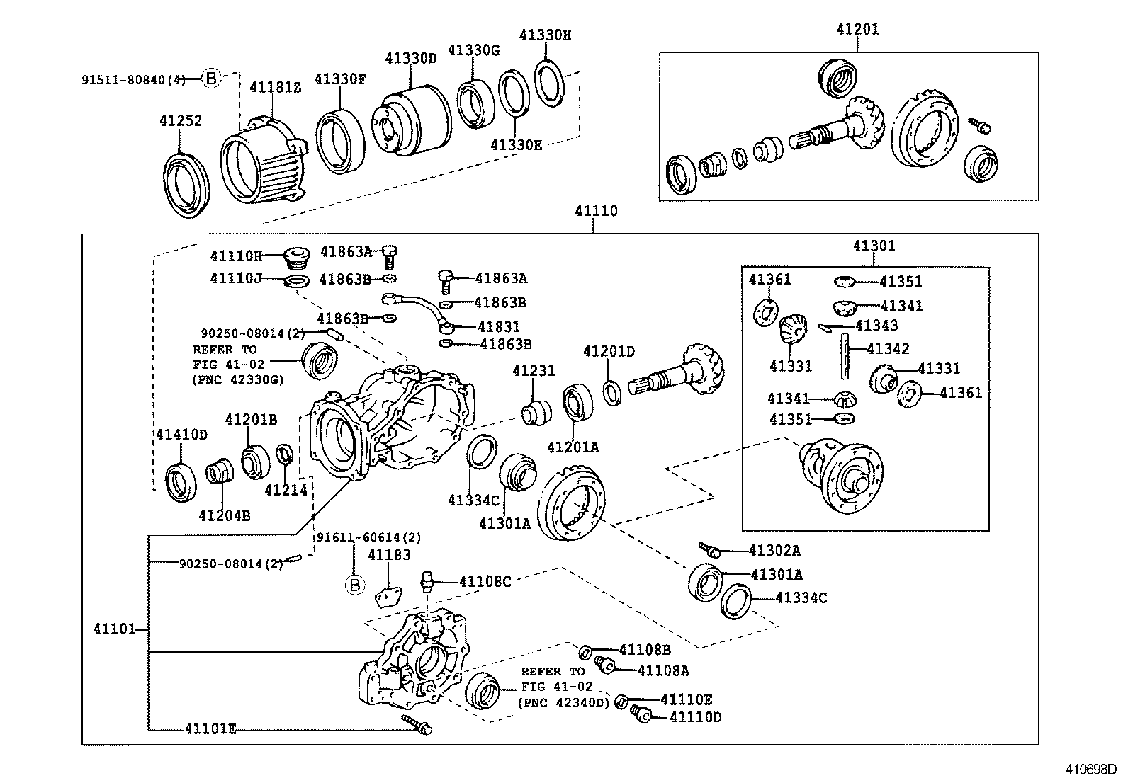 41330-33010 COUPLING ASSY, TRANSMISSION product image