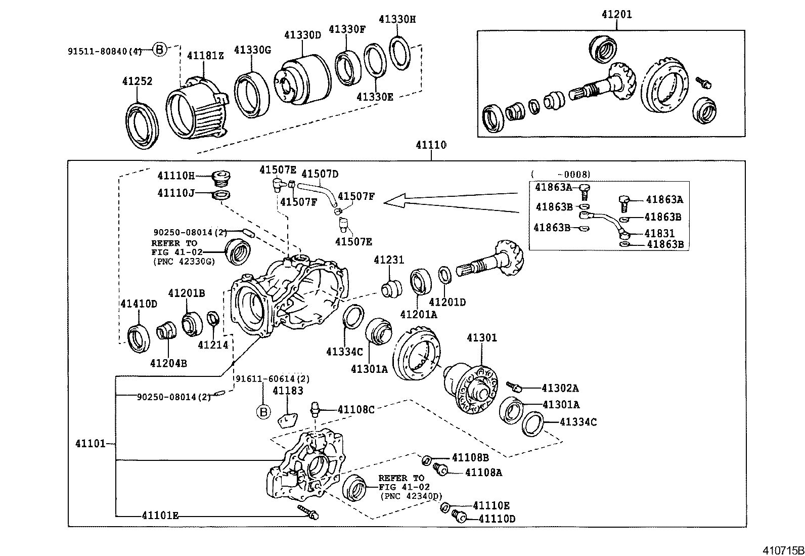 41196-21030 DAMPER, REAR DIFFERENTIAL DYNAMIC product image