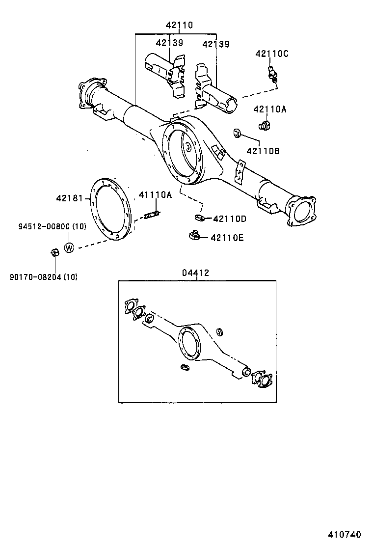 41196-21040 DAMPER, REAR DIFFERENTIAL DYNAMIC product image